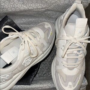 PHILIPP PLEIN Off-White Cream Chunky Sneakers